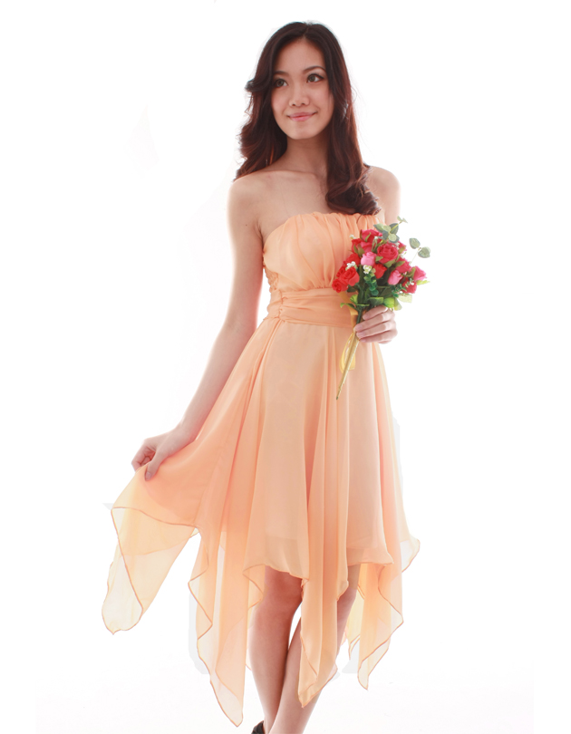 Pixie Dress in Tangerine